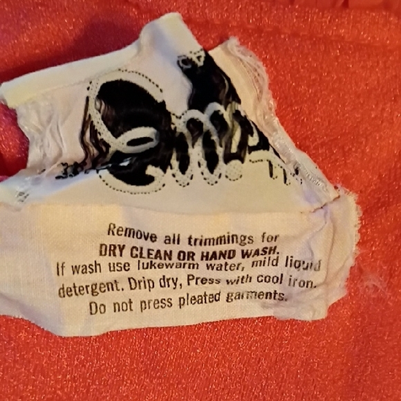 Miss Elliette Vibrant Coral Flowy Maxi Dress with Bow. See Measurements. - Picture 13 of 16